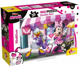 Minnie Mouse - Obojstranné SuperMaxi Puzzle 35 Mouse Minnie