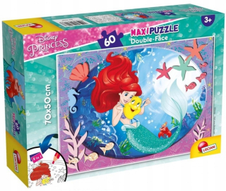 Obojstranná SuperMaxi Puzzle 60 Malá Mermaid