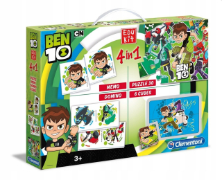 BEN 10 - Puzzle Vzdelávanie 4 v 1 Clementoni 18022 - Ben 10