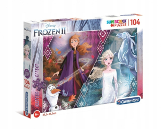 Elsa Frozen - Puzzle s Brocade 104 prvkami ľadu 2