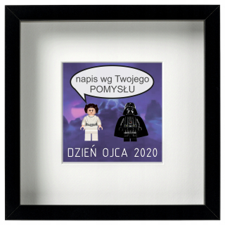 STAR WARS - Box +2 Obrázky - Leia Vadader - pre otec pre dcéru