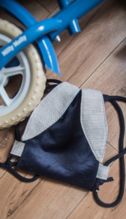 Detský batoh - Raspberi Mini Backpack Navy Bunny