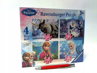 Elsa Frozen - Rav puzzle 4in1 mrazené 12/16/20/24 ELEM 073603