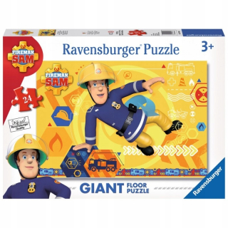 Požiarnik Sam  - Ravensburger Puzzle Fireman Sam Maxi 24el 054466