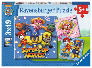 PAW Patrol - Ravensburger Puzzle 3x49 Elements - Paw Patrol