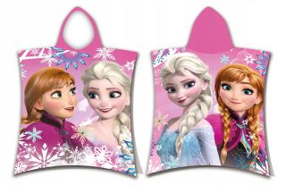 Elsa Frozen - Uterák 50x115 Poncho Land of Ice Poncho Mrazené