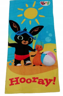 BING A PRIATELIA - Kúpalové uteráky Bing Rabbit Bing 140cm x 70cm