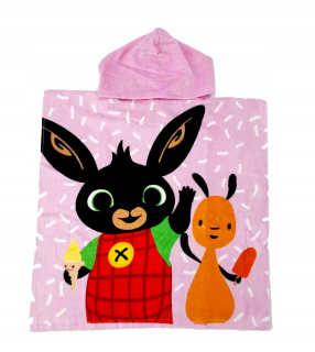 BING A PRIATELIA - Uterák na kúpanie Poncho Bing Bing 110cm x 55 cm