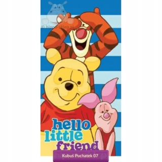 Medvedík Pú - Detská kúpeľná uterák 70x140 Winnie The Poh