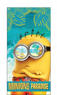 Mimoni - MIMÁLNA VEĽKOSŤ Minionka Cotton License 70x140