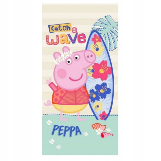 Pepa Pig - Plážový uterák 70x140 Pepa Peppa George prasa