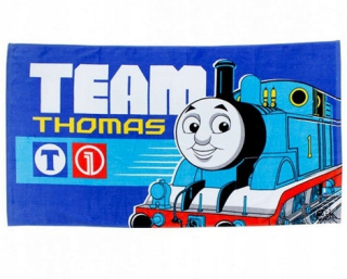 Vláčik Tomáš - Plážový uterák 70x140 Tomek a priatelia Thomas