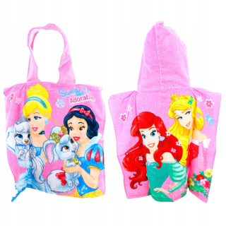 Uterák Poncho Poncho Princess Disney 50x100cm