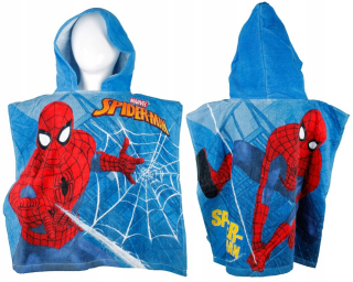 SPIDERMAN - Uterák Poncho Poncho Spiderman 50x100cm