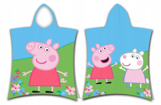 Pepa Pig - Uterák Poncho Poncho Peppa Peppa 50x115