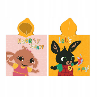 BING A PRIATELIA - Uterák Poncho Poncho Bing Bing 50x115cm