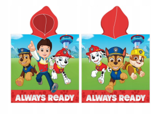 PAW Patrol - Uterák s kapucňou Poncho 50x115cm PSI PATROL