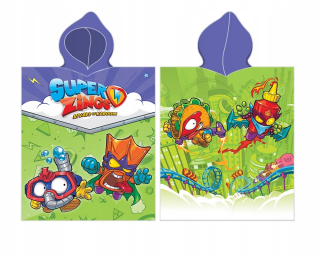 SUPER ZINGS - Uterák s kapucňou Poncho Super Zings Poncho