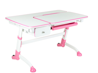 TRANSFORMERS - Nastaviteľný stôl pre dieťa Amare Pink Drawer