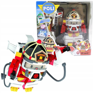 Robocar poli figúrka transformácia 2v1 roy hasič