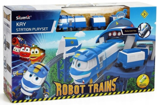 Robotické vlaky - Robot Trains Station s Kay Train, Cobi 80170