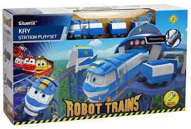 Robotické vlaky - Robot Trains železničná stanica