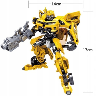 Robot Transformer Auto Bumblebe Metal 17 cm