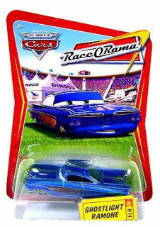 McQueen - Roman Ghostlight - Ghost Ramone Car Cars Mattel