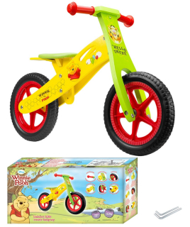 Medvedík Pú - Závod bicykel drevené víťazstvo pooh tiger