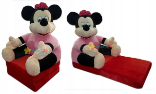 Minnie Mouse - Rozkladací automobilový sedadlo POFA MINNIE