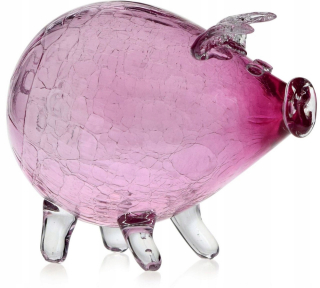 Pepa Pig - Pink Big Glass Piggy Bank pre darček