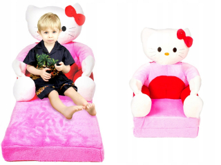 HELLO KITTY Ružový medvedík maskot hračkársky mačiatko