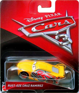 McQueen - RUST-EZE CRUZ Ramirez # 95 Cars Rack 3 autá