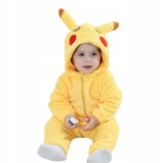 Pokémoni - Rozmontovať pyžamá baby dresik kigurumi pikachu