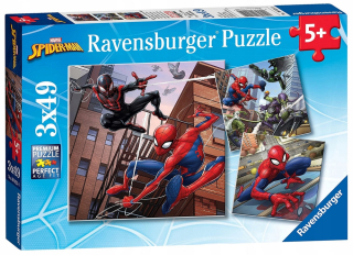 SPIDERMAN - RavensBurger Marvel Spiderman - 3 x 49 kus
