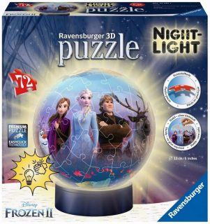 Bábiky LOL - Ravensburger Puzzle Frozen 2 3D Night Light Elsa