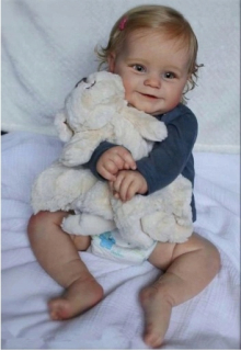 Reborn bábika - Reborn Baby Silikone Coker 60 cm textilný zbor