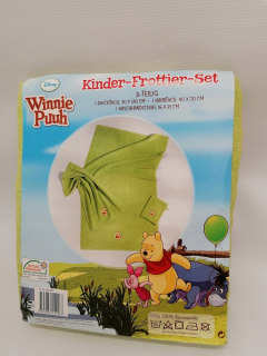 Medvedík Pú - Uterák 2ks + detská umývačka winnie the pooh