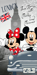 Minnie Mouse - Mouse Mickey Mickey 70x140 - 100% bavlna