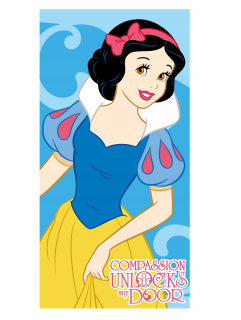 Bavlnená osuška 70x140 Disney Princesses Snow