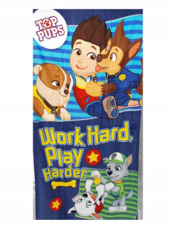 PAW Patrol - Bavlnené uteráky 70x140 PSI PATROL 821-620 (práca