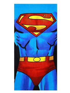 Superman - 70x140 bavlnená uterák superman silueta