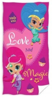 Shimmer a Shine - Bath Toweel Shimmer a Shine Cotton 70x140