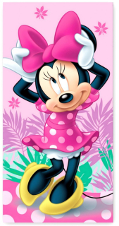 Minnie Mouse - Plážový uterák 70x140 Mouse Minnie Mini Miki