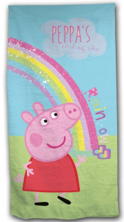 Pepa Pig - Plážový uterák AyMax PAG PEPPA 70X140 cm
