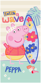 Pepa Pig - Kúpací uterák 70x140 peppa prasa