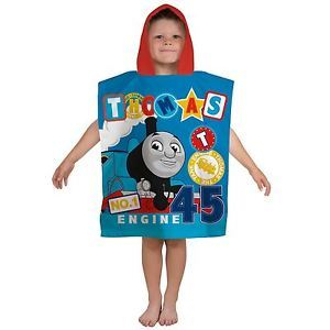 Vláčik Tomáš - Uterák s kapucňou Tomek a priatelia pončo Thom