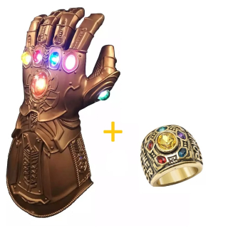 Nekonečno rukavice Thanos Kids + krúžok