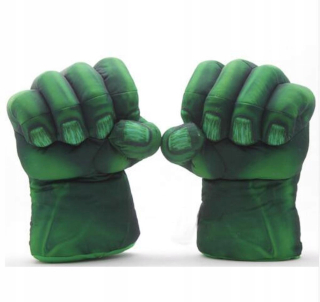 HULK - Rukavice Hulk plyšové teplé boxerské rukavice