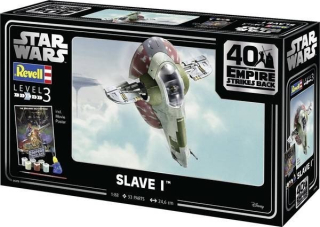 STAR WARS - Revell Model pre Lepenie hviezdnych vojen Darčeková set Slave